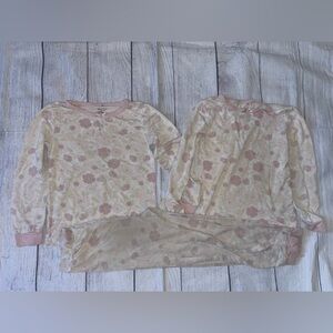 Milkberry Floral Cream and Pink Pajamas
